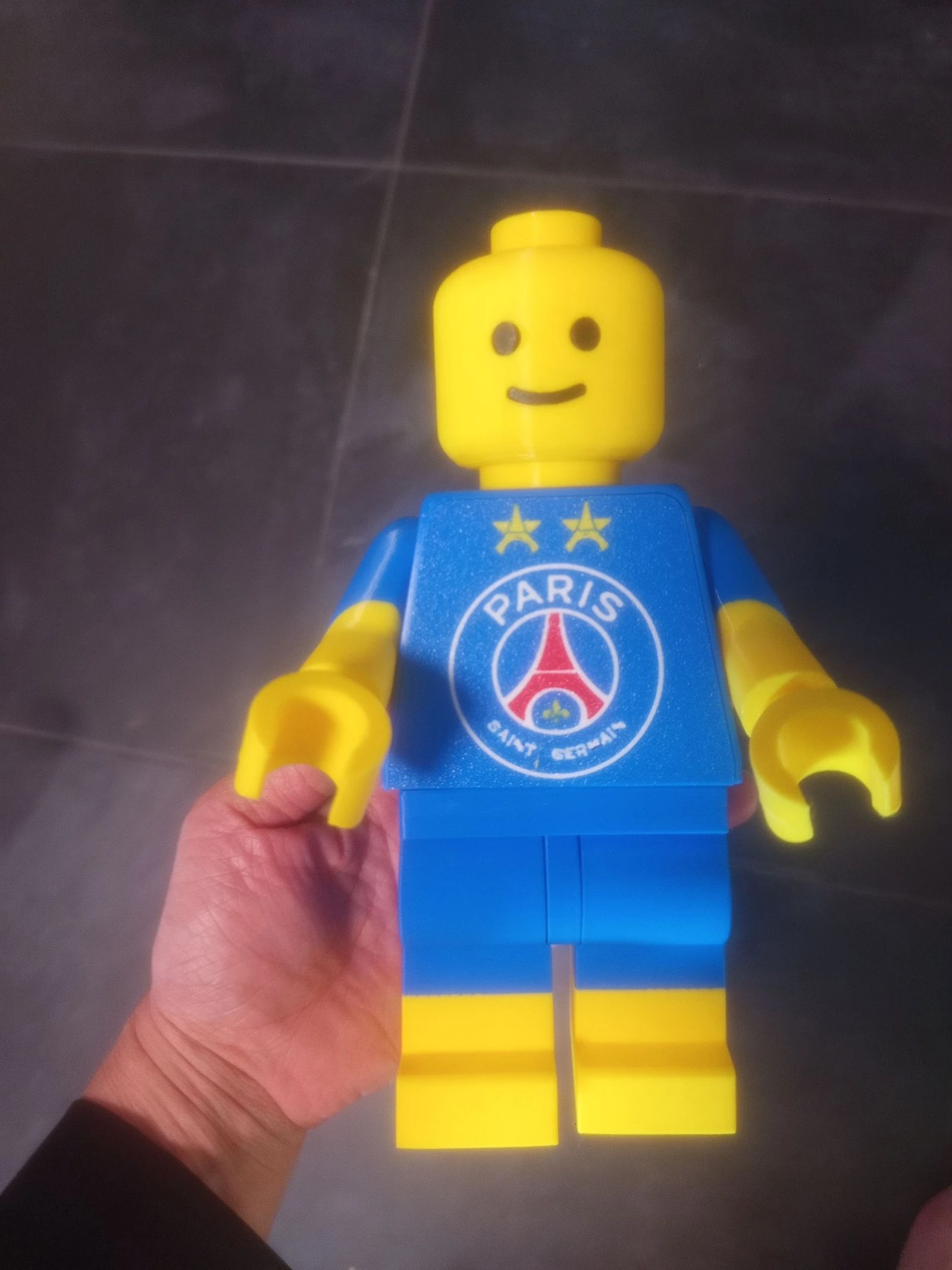 Lego foot psg 2 étoiles 20 cm